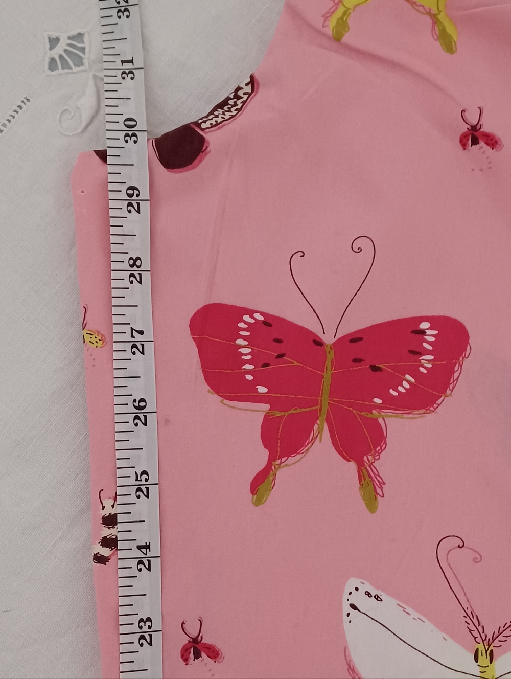 Munki Munki Pink Butterfly Cotton Pajama Set- Size XXL - Picture 9 of 10
